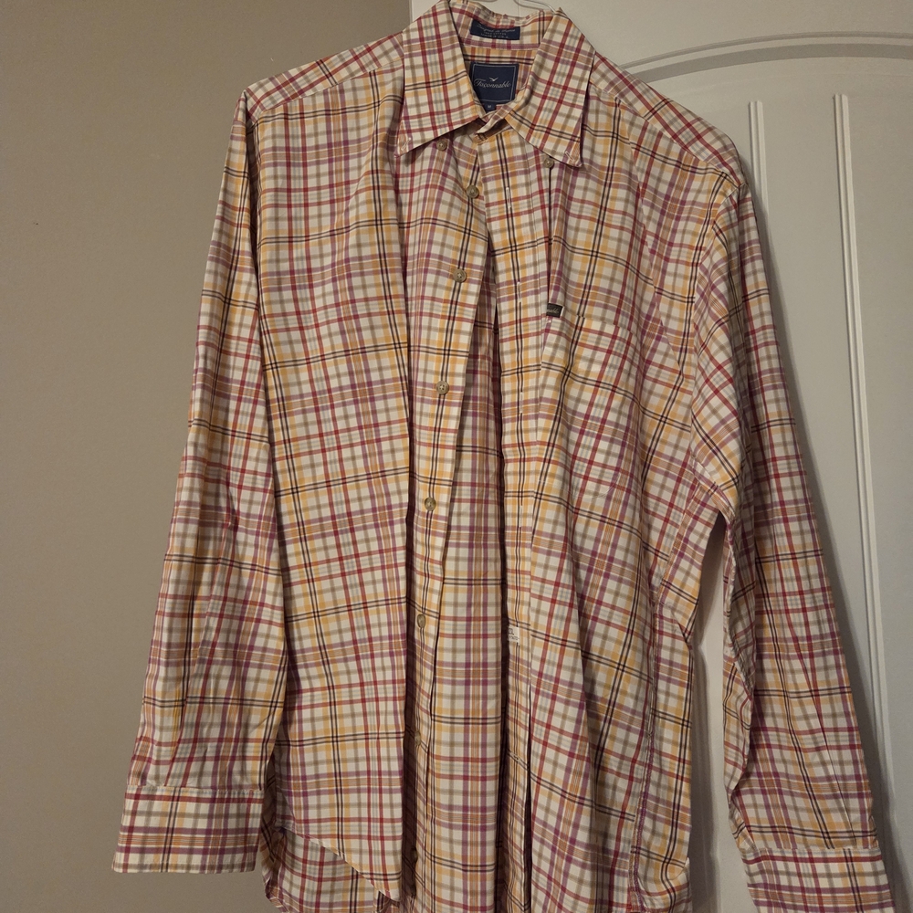 Faconnable Multicolor Plaid Shirt